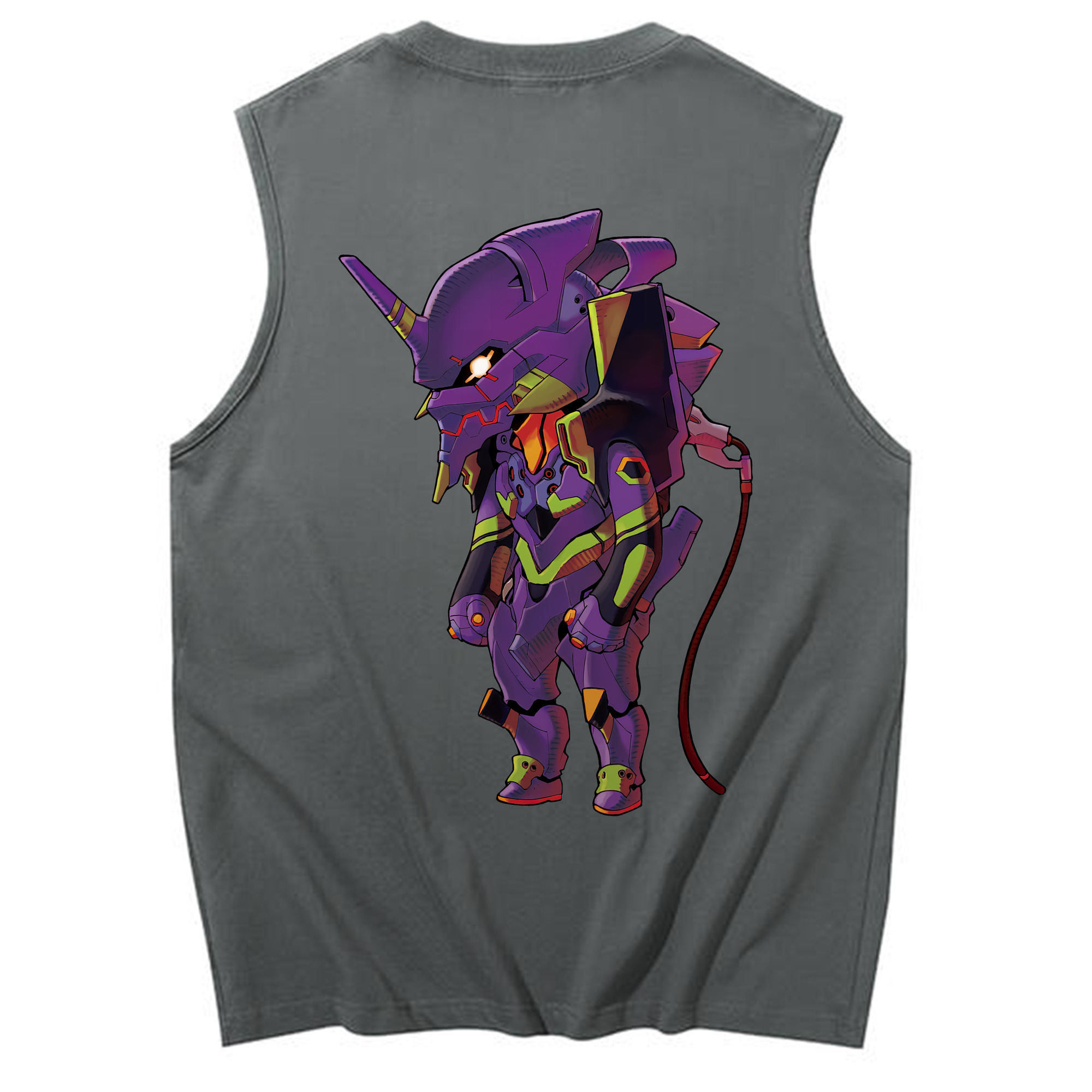 （画像用） EVA 新世紀エヴァンゲリオン コットン100％タンクトップ（背面プリント）